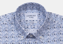 Load image into Gallery viewer, The Blue Lynbrook Printed Poplin Casual Shirt Casual Shirt- Ledbury