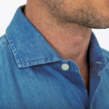 Load image into Gallery viewer, The Cadet Blue Beacon Denim Casual Shirt Casual Shirt- Ledbury