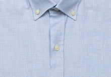 Load image into Gallery viewer, The Light Blue Heather Pennington Houndstooth Casual Shirt Casual Shirt- Ledbury