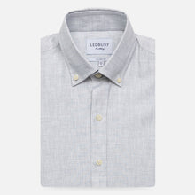 Load image into Gallery viewer, The Light Grey Heather Pennington Houndstooth Casual Shirt Casual Shirt- Ledbury