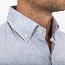 Load image into Gallery viewer, The Light Grey Heather Pennington Houndstooth Casual Shirt Casual Shirt- Ledbury