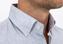 Load image into Gallery viewer, The Light Grey Heather Pennington Houndstooth Casual Shirt Casual Shirt- Ledbury