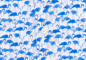 The Blue Parksley Printed Seersucker Casual Shirt Casual Shirt- Ledbury
