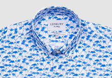 Load image into Gallery viewer, The Blue Parksley Printed Seersucker Casual Shirt Casual Shirt- Ledbury