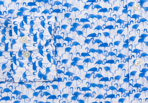 The Blue Parksley Printed Seersucker Casual Shirt Casual Shirt- Ledbury