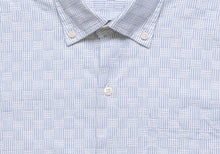 Load image into Gallery viewer, The Blue Short Sleeve Tamarack Stripe Casual Shirt Casual Shirt- Ledbury