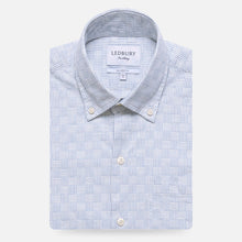 Load image into Gallery viewer, The Blue Short Sleeve Tamarack Stripe Casual Shirt Casual Shirt- Ledbury