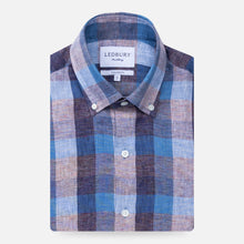 Load image into Gallery viewer, The Deep Blue Canton Linen Casual Shirt Casual Shirt- Ledbury