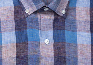 The Deep Blue Canton Linen Casual Shirt Casual Shirt- Ledbury
