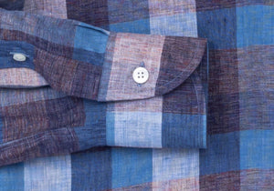 The Deep Blue Canton Linen Casual Shirt Casual Shirt- Ledbury