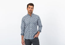 Load image into Gallery viewer, The Navy Greenhaven Print Casual Shirt Casual Shirt- Ledbury