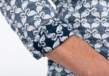 Load image into Gallery viewer, The Navy Greenhaven Print Casual Shirt Casual Shirt- Ledbury