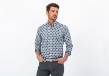 Load image into Gallery viewer, The Navy Greenhaven Print Casual Shirt Casual Shirt- Ledbury