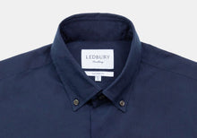 Load image into Gallery viewer, The Dark Blue Short Sleeve Snyder Fine Denim Casual Shirt Casual Shirt- Ledbury