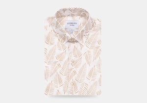 The Ivory Short Sleeve Knollwood Print Casual Shirt Casual Shirt- Ledbury