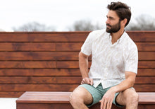 Load image into Gallery viewer, The Ivory Short Sleeve Knollwood Print Casual Shirt Casual Shirt- Ledbury