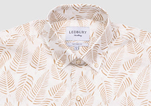 The Ivory Short Sleeve Knollwood Print Casual Shirt Casual Shirt- Ledbury