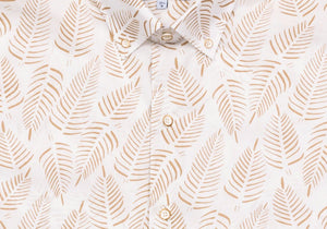 The Ivory Short Sleeve Knollwood Print Casual Shirt Casual Shirt- Ledbury