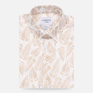The Ivory Short Sleeve Knollwood Print Casual Shirt Casual Shirt- Ledbury