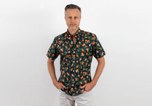 Load image into Gallery viewer, The Black Short Sleeve Partridge Print Casual Shirt Casual Shirt- Ledbury