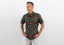 Load image into Gallery viewer, The Black Short Sleeve Partridge Print Casual Shirt Casual Shirt- Ledbury