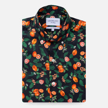 Load image into Gallery viewer, The Black Short Sleeve Partridge Print Casual Shirt Casual Shirt- Ledbury