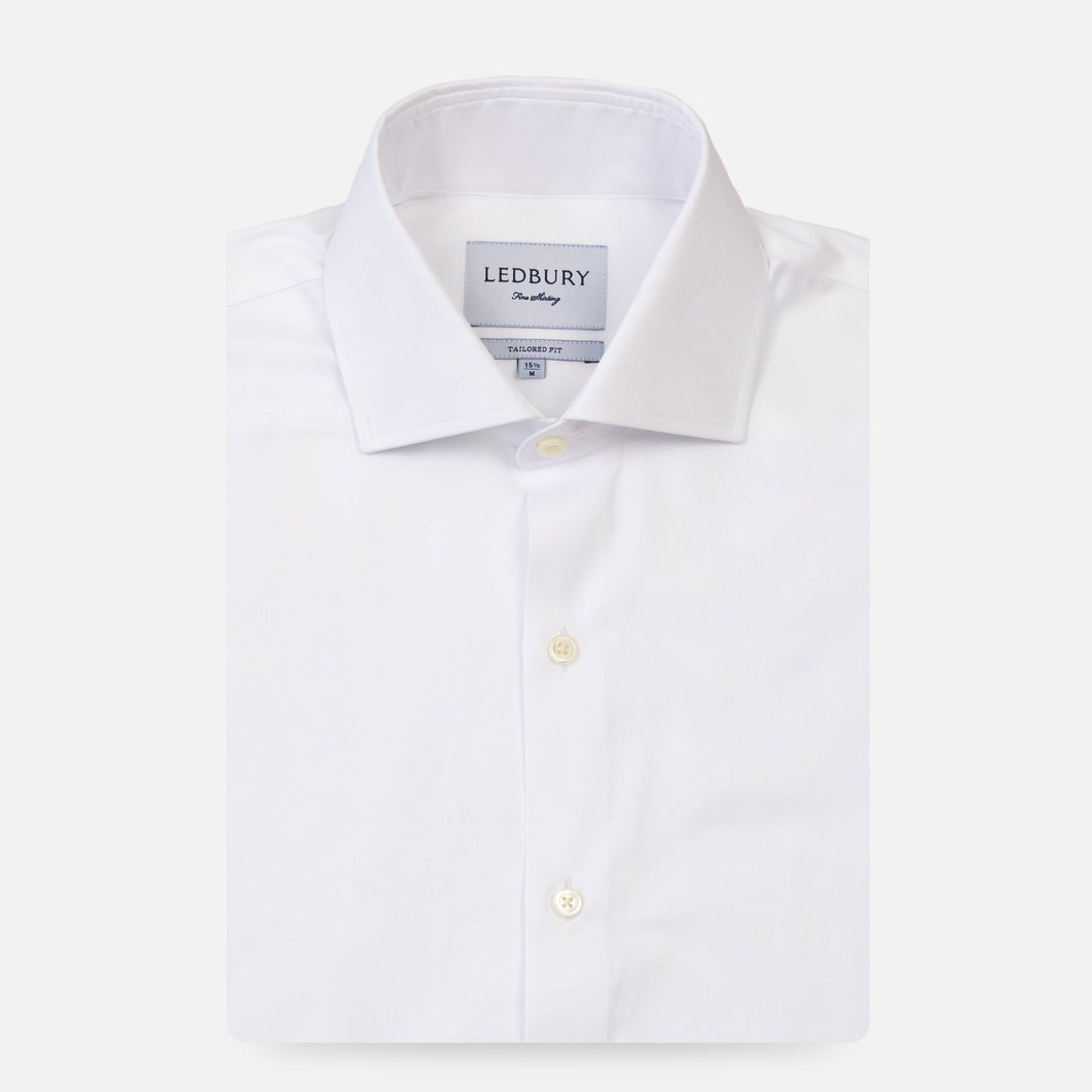The White Charlevoix French Cuff Dress Shirt Dress Shirt- Ledbury