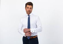 Load image into Gallery viewer, The White Charlevoix French Cuff Dress Shirt Dress Shirt- Ledbury