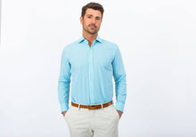 Load image into Gallery viewer, The Aqua McAdam Gingham Casual Shirt Casual Shirt- Ledbury