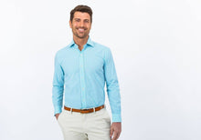Load image into Gallery viewer, The Aqua McAdam Gingham Casual Shirt Casual Shirt- Ledbury