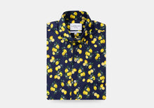 Load image into Gallery viewer, The Navy Short Sleeve Davenport Print Casual Shirt Casual Shirt- Ledbury