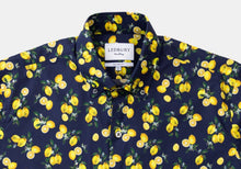 Load image into Gallery viewer, The Navy Short Sleeve Davenport Print Casual Shirt Casual Shirt- Ledbury