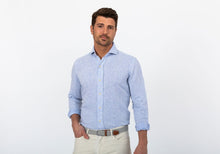 Load image into Gallery viewer, The Blue Chaversham Linen Cotton Casual Shirt Casual Shirt- Ledbury