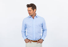 Load image into Gallery viewer, The Blue Edmundton Cotton Linen Casual Shirt Casual Shirt- Ledbury