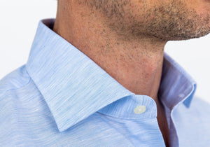 The Blue Edmundton Cotton Linen Casual Shirt Casual Shirt- Ledbury