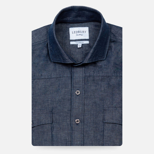 The Indigo Sherbourne Western Casual Shirt Casual Shirt- Ledbury