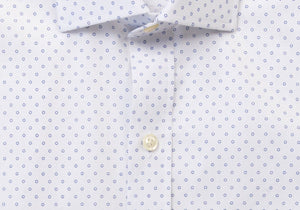 The White Decland Dot Print Casual Shirt Casual Shirt- Ledbury