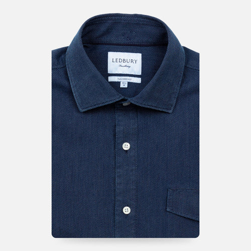 The Indigo Cole Popover Casual Shirt Casual Shirt- Ledbury