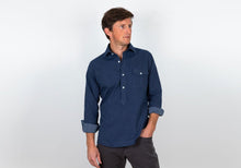 Load image into Gallery viewer, The Indigo Cole Popover Casual Shirt Casual Shirt- Ledbury