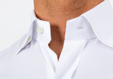 Load image into Gallery viewer, The White Draper Hidden-Button Dress Shirt Dress Shirt- Ledbury