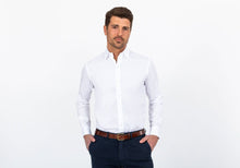 Load image into Gallery viewer, The White Draper Hidden-Button Dress Shirt Dress Shirt- Ledbury
