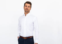 Load image into Gallery viewer, The White Draper Hidden-Button Dress Shirt Dress Shirt- Ledbury