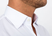 Load image into Gallery viewer, The White Draper Hidden-Button Dress Shirt Dress Shirt- Ledbury