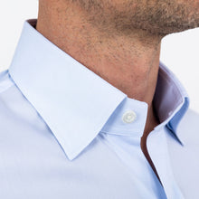 Load image into Gallery viewer, The Light Blue Draper Hidden-Button Dress Shirt Dress Shirt- Ledbury