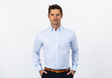 Load image into Gallery viewer, The Light Blue Draper Hidden-Button Dress Shirt Dress Shirt- Ledbury