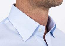 Load image into Gallery viewer, The Light Blue Draper Hidden-Button Dress Shirt Dress Shirt- Ledbury