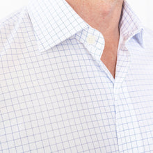 Load image into Gallery viewer, The Blue Carrington Windowpane Dress Shirt
