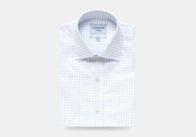 Load image into Gallery viewer, The Blue Carrington Windowpane Dress Shirt