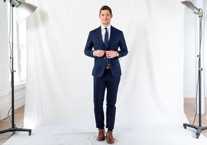 The Pink Carrington Windowpane Dress Shirt Dress Shirt- Ledbury