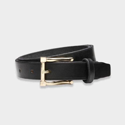 The Black Millington Belt with White Bronze